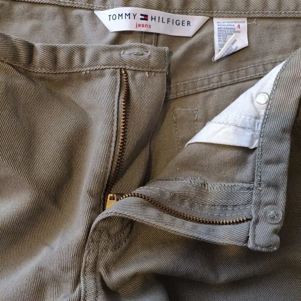 Vintage Tommy Hilfiger Green Shorts Sz 4